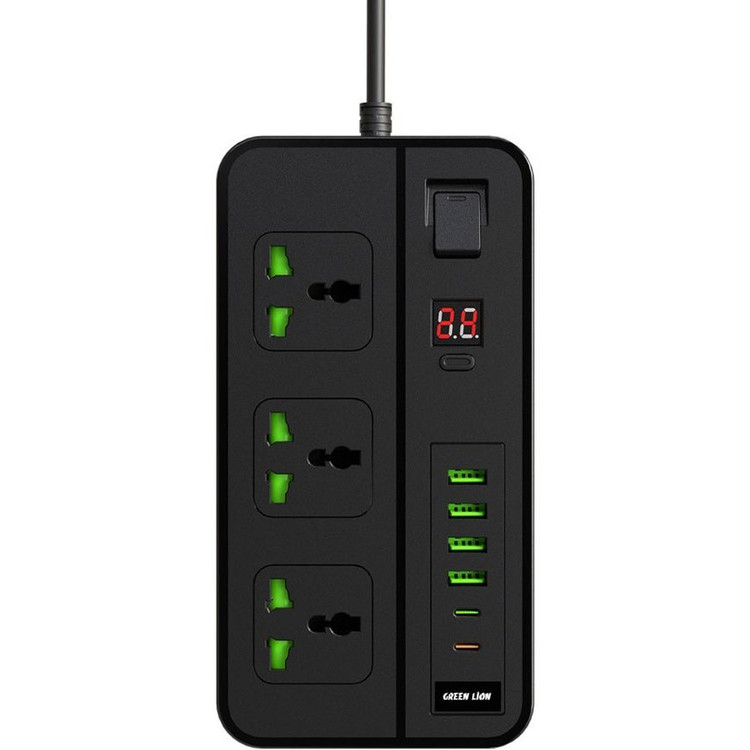 چند راهی برق گرین لاین مدل GS-150 Power Socket 3000W